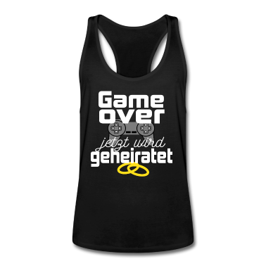 Hochzeit Tank Top - Junggesellenabschied Heirat Game Over Geschenkidee