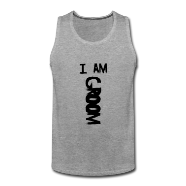 Hochzeit Tank Top - I Am Groom. Ich bin Bräutigam