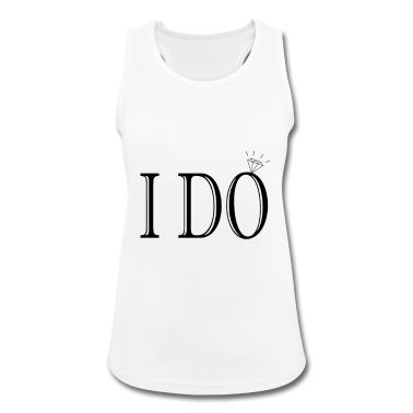 Hochzeit Tank Top - I do ring