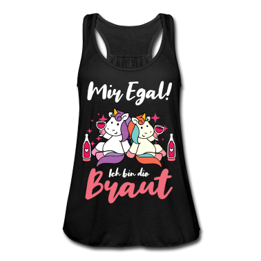 Hochzeit Tank Top - Ich bin die Braut JGA Party Junggesellen Einhorn