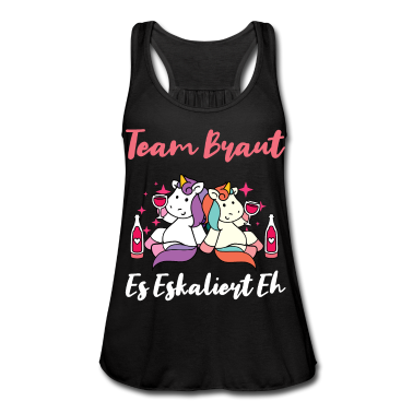 Hochzeit Tank Top - Team Braut JGA Party Junggesellinnen Einhorn
