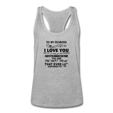 Hochzeit Tank Top - Mein Ehemann ist das beste was mir passier ist