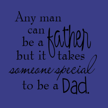 Motiv Jeder Mann kann ein Vater sein