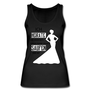 Hochzeit Tank Top - Polter T-Shirt für Frauen.