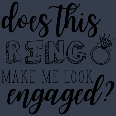 Motiv Durch den Ring ist Sie verlobt - Hochzeitsgeschenk