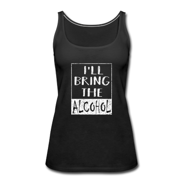 Hochzeit Tank Top - Ich bringe den Alkohol - lustiges Junggesellenabschiedsgeschenk