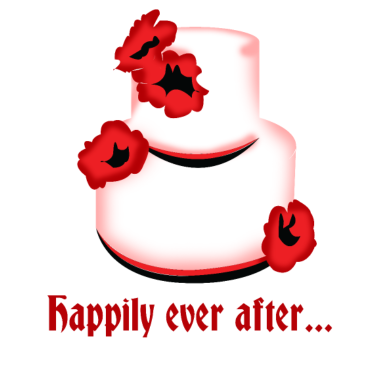 Motiv für immer und ewig glücklich hochzeitstorte idee