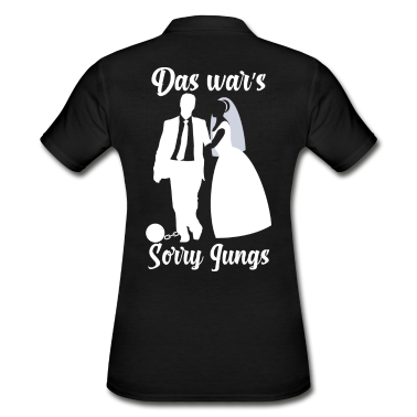 Hochzeit Poloshirt - Junggesellenabschied Polterabend Hochzeitsfeier