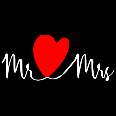 Motiv I Love Mr.und Mrs. Hochzeitsfeier, Feier, Wedding