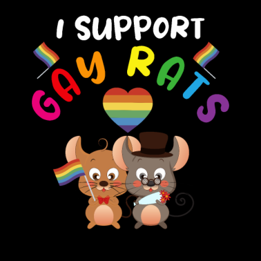 Motiv LGBT Support Schwule Ratten Hochzeitsfeier schwul