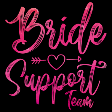 Motiv Braut Support Herz Team