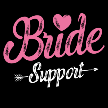 Motiv Braut Support Team Herz