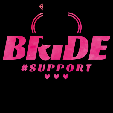 Motiv Braut Support Herz Team