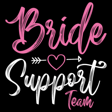 Motiv Braut Support Herz Team