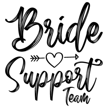 Motiv Braut Support Herz Team