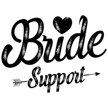 Motiv Braut Support Herz Team Junggesellinnen