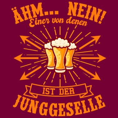 Motiv JGA Bräutigam Junggeselle Junggesellenabschied