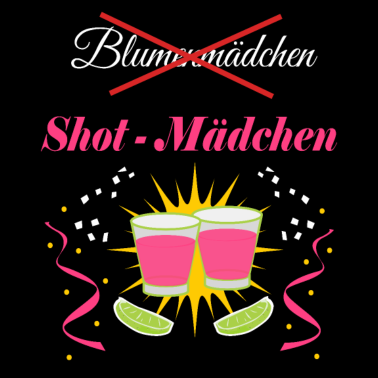 Motiv Shot-Mädchen statt Blumenmädchen Junggesellinnen