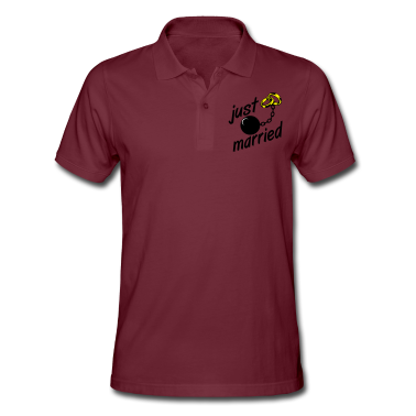 Hochzeit Poloshirt - just married JGA ...+