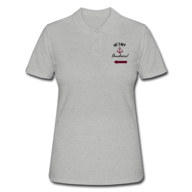 Hochzeit Poloshirt - Valentinstag Liebe Anchor