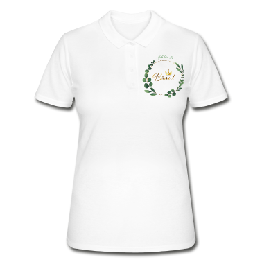 Hochzeit Poloshirt - Ich bin die Braut