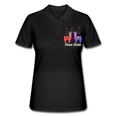 Hochzeit Poloshirt - Team Bride Alpaka Verlobung Hochzeit Geschenk