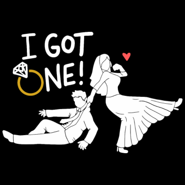 Motiv Junggesellinnenabschied T-Shirt Braut I Got One