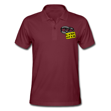 Hochzeit Poloshirt - JGA Ehe Schild game over ...+