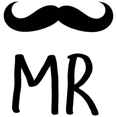 Motiv Mr bart Mr. and Mrs. married Hochzeit Feier