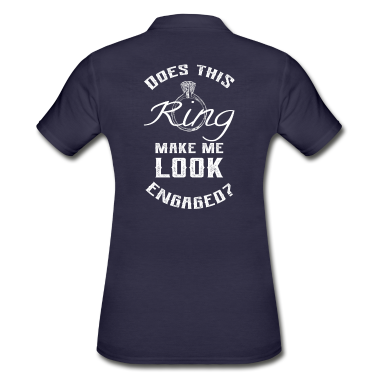Hochzeit Poloshirt - Verlobung Hochzeit Verlobte Braut Geschenk