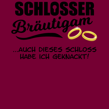 Motiv Schlosser Bräutigam Hochzeit Lustig Geschenk Mann