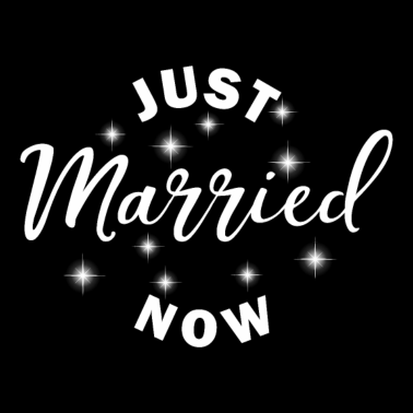 Motiv Just Married Now Hochzeit Geschenkidee