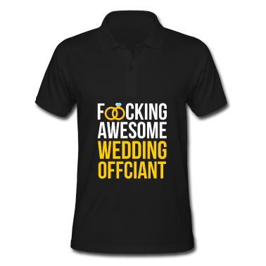 Hochzeit Poloshirt - Fcking Awesome Wedding Officiant Hochzeit heiraten