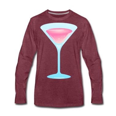 Hochzeit Langarmshirt - Glas Aperitif GAST GÄSTE TRINKEN GETRÄNK DRINK