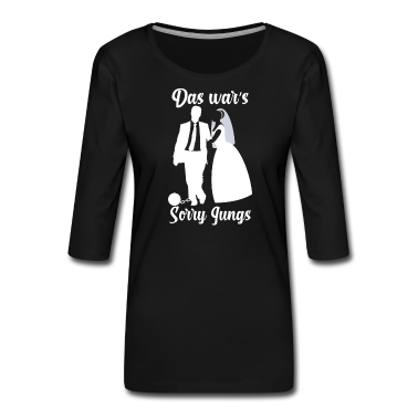 Hochzeit Langarmshirt - Junggesellenabschied Polterabend Hochzeitsfeier