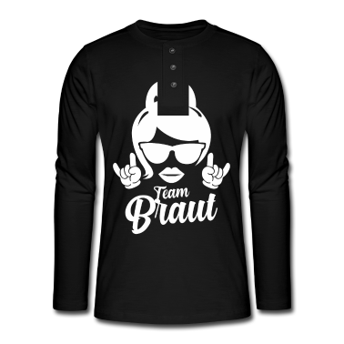 Hochzeit Langarmshirt - Team Braut Junggesellinnenabschied Hochzeitsfeier