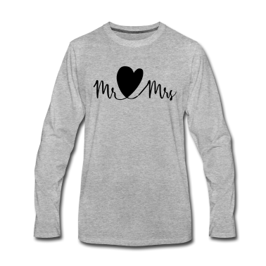 Hochzeit Langarmshirt - Mr.und Mrs. Hochzeitsfeier, Feier, Tag, Love, i