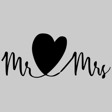 Motiv Mr.und Mrs. Hochzeitsfeier, Feier, Tag, Love, i