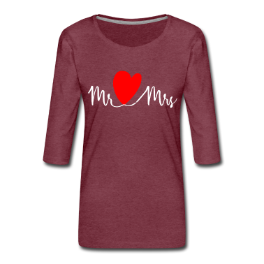 Hochzeit Langarmshirt - I Love Mr.und Mrs. Hochzeitsfeier, Feier, Wedding