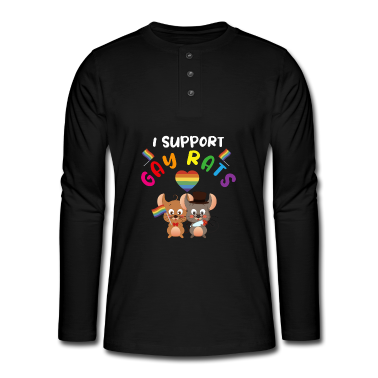 Hochzeit Langarmshirt - LGBT Support Schwule Ratten Hochzeitsfeier schwul