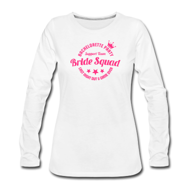 Hochzeit Langarmshirt - BRIDE SQUAD Hochzeitsfeier JGA Geschenk Team Shirt
