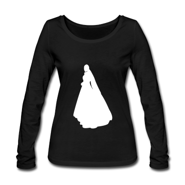 Hochzeit Langarmshirt - Hochzeitsbraut