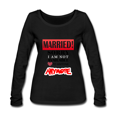 Hochzeit Langarmshirt - Verheiratet! Lustiger Spruch für Ehepaare Geschenk