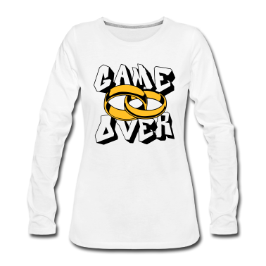 Hochzeit Langarmshirt - Hochzeit Game Over .../+