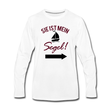 Hochzeit Langarmshirt - Valentinstag Liebe Segel