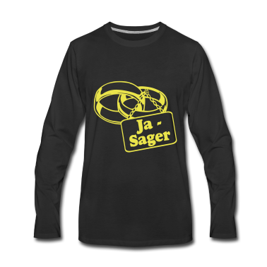 Hochzeit Langarmshirt - Ja Sager ...+