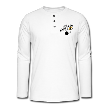 Hochzeit Langarmshirt - JGA Game Over Team ...+