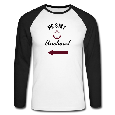 Hochzeit Langarmshirt - Valentinstag Liebe Anchor