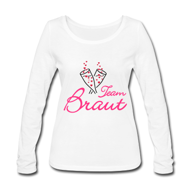 Hochzeit Langarmshirt - Team Braut Junggesellinnenabschied Junggesellin