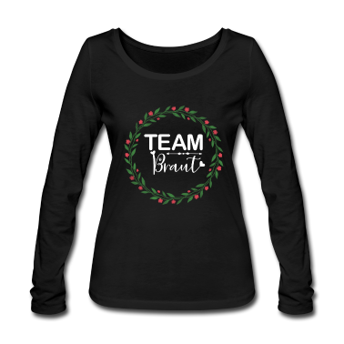 Hochzeit Langarmshirt - Team Braut Blumen Bride Feiern